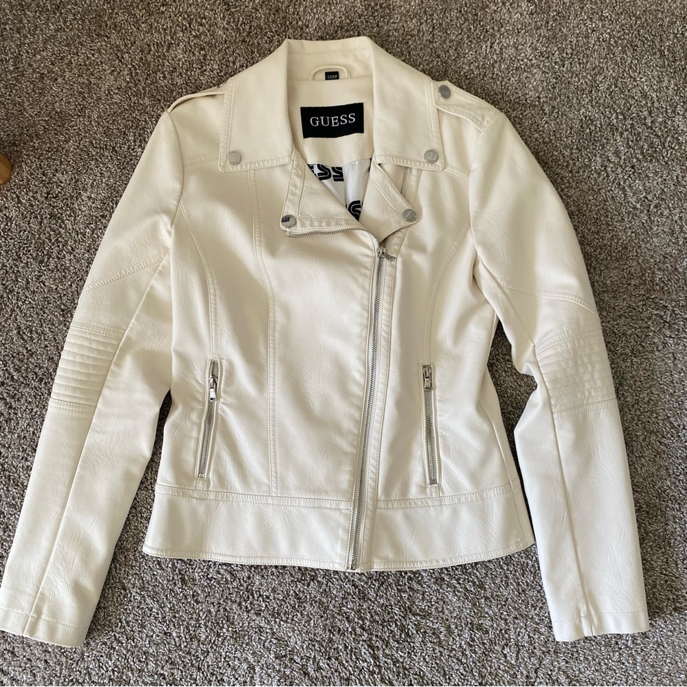 Guess leather coat
